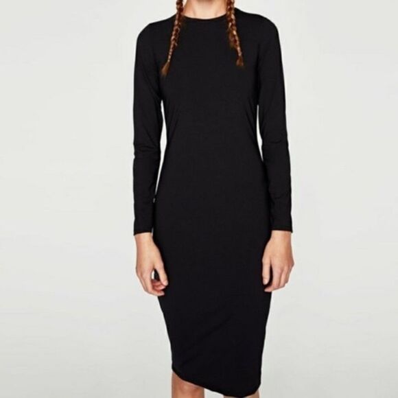 ZARA Bodycon Midi Dress - Picture 5 of 9